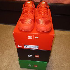 adidas ZX 8000 Lego Color Pack Red Men's Size 10. NWB